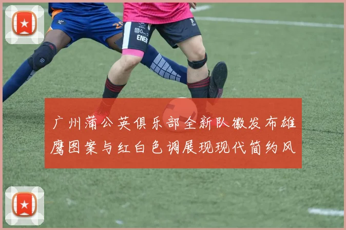 广州蒲公英俱乐部全新队徽发布雄鹰图案与红白色调展现现代简约风格